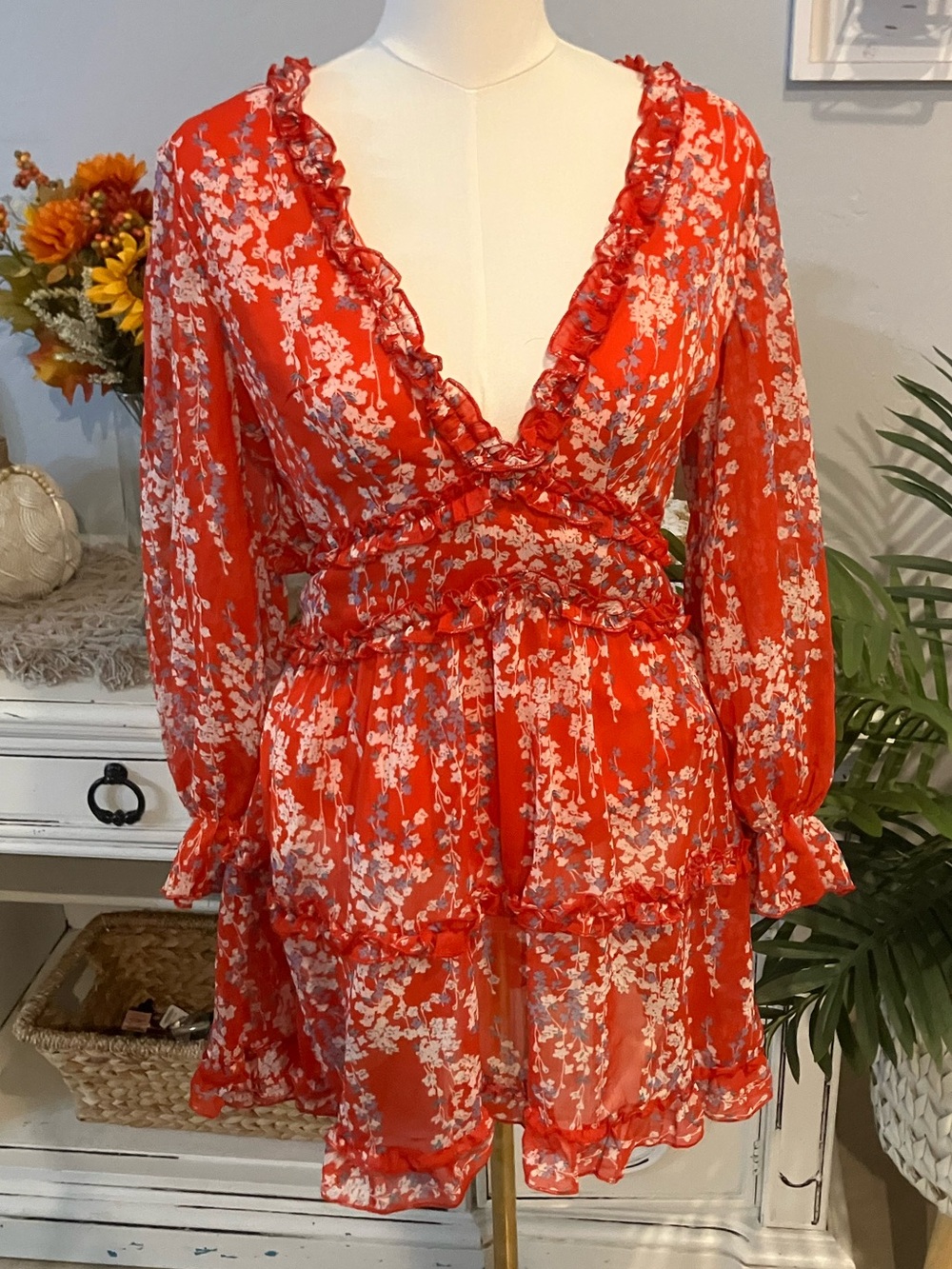 Beautiful dress open back design